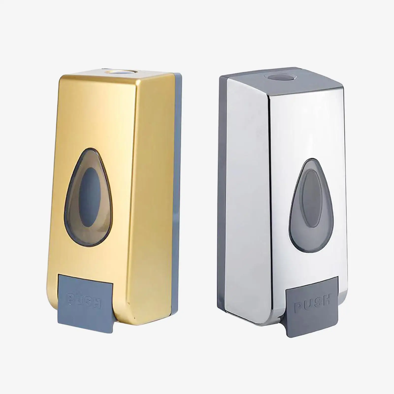 

Ручной дозатор для мыла, настенный, многоразовый, 350 мл, бесконтактный, для ванной, кухни, школ, дома, отелей