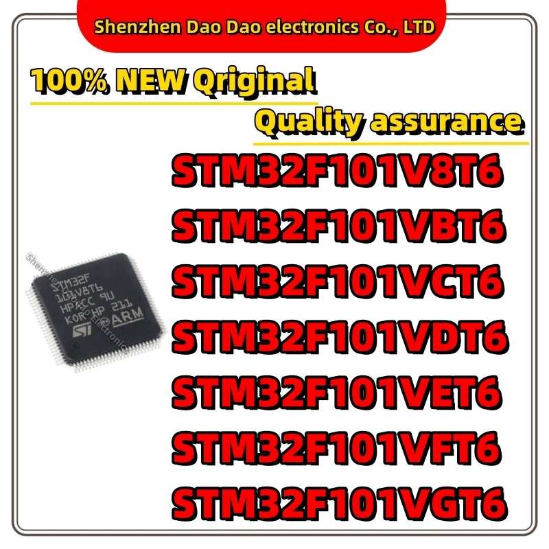 STM32F101V8T6 STM32F101VBT6 STM32F101VCT6 STM32F101VDT6 STM32F101VET6 STM32F101VFT6 STM32F101VGT6 IC Chip microcontrolle QFP-100