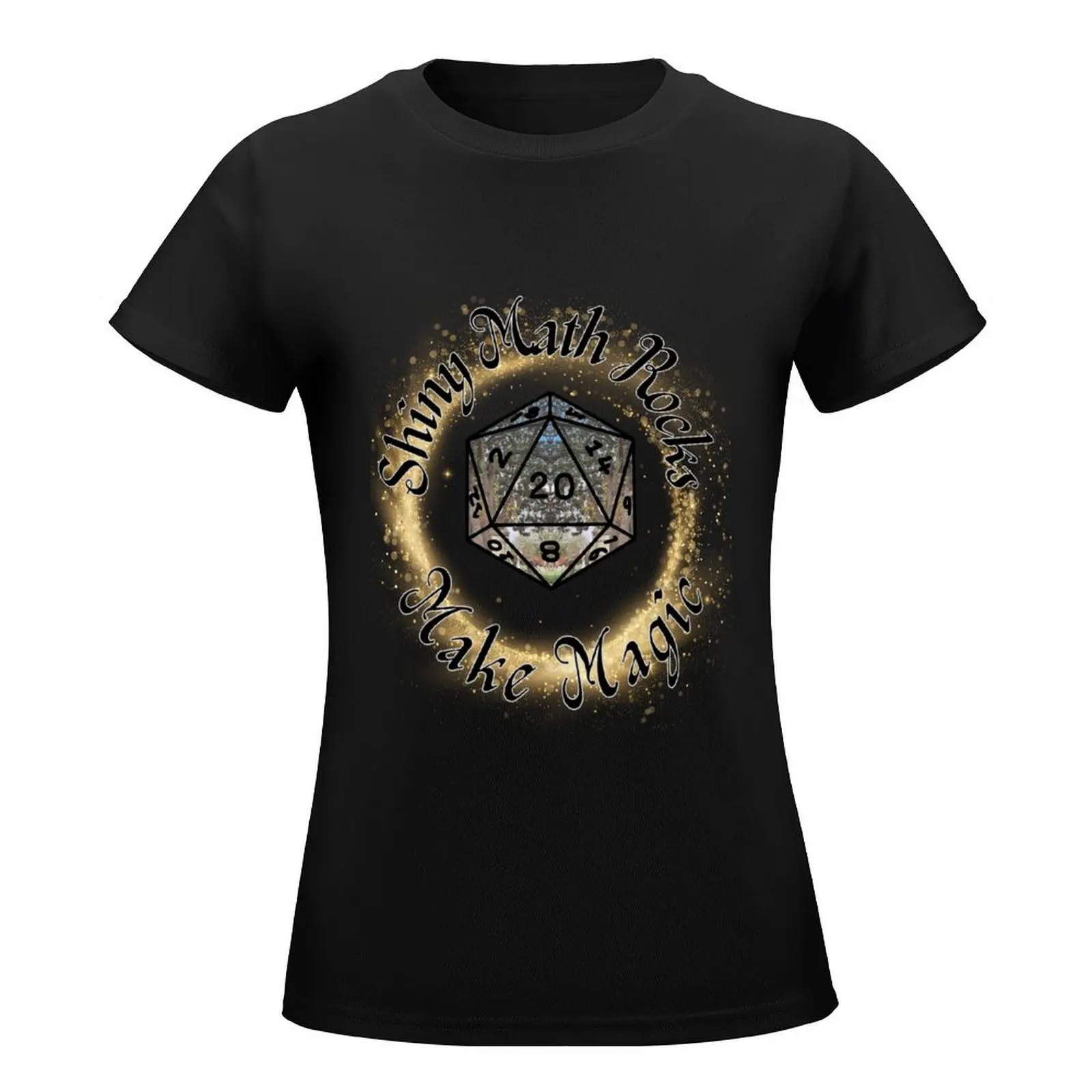 Shiny Math Rocks D&D TTRPG Design, Light T-Shirt hippie clothes funny Woman clothes