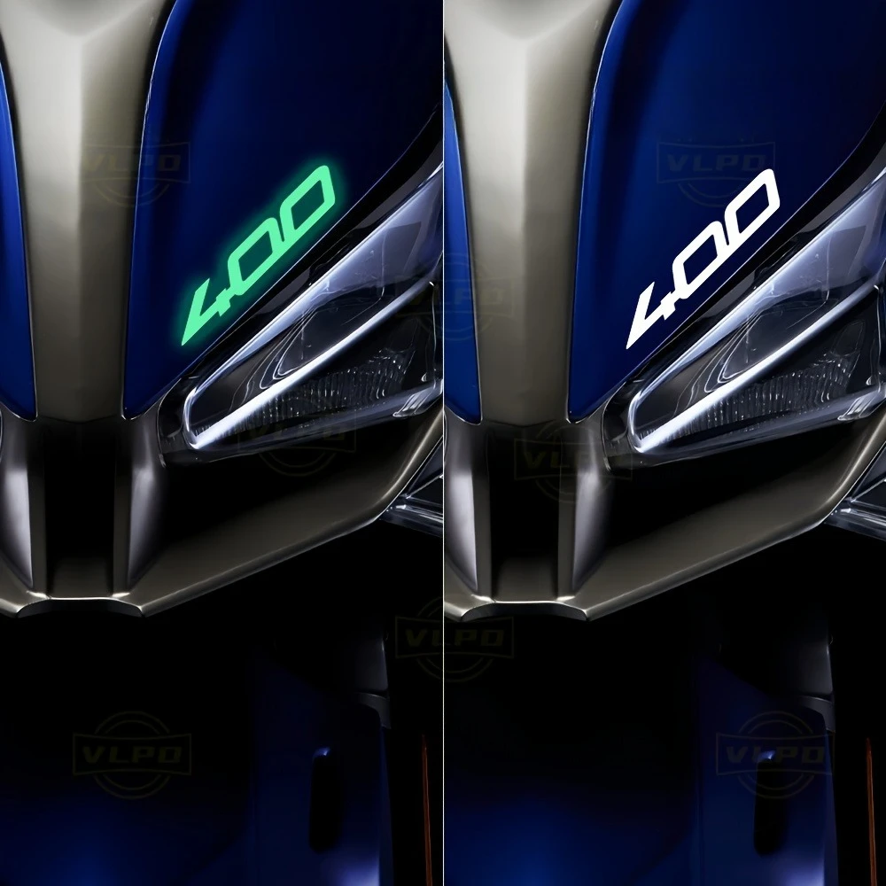 

Набор из 2 наклеек с номером 400 для мотоцикла, водонепроницаемые виниловые наклейки, самоклеящиеся, для декора кузова и обтекателей