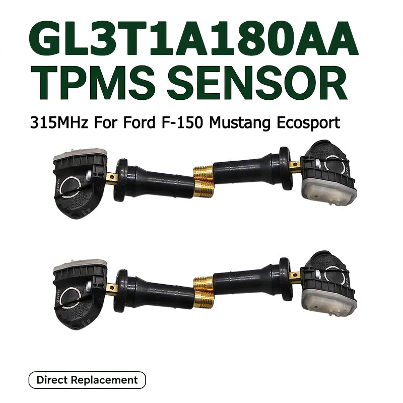 GL3T-1A180-AA 315MHz TPMS-Sensor 4 Stück Reifendruckkontrollsysteme für Ford F-150 Supercrew Mustang Edge Ecosport Explorer