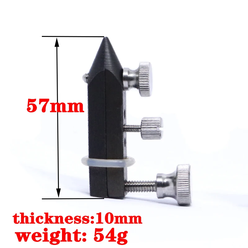 Real sissi-aço temperado mandíbula intercambiável para amarrar moscas, médio e pequeno vise moscas, componente cabeça mandíbula ajustável, 1pc