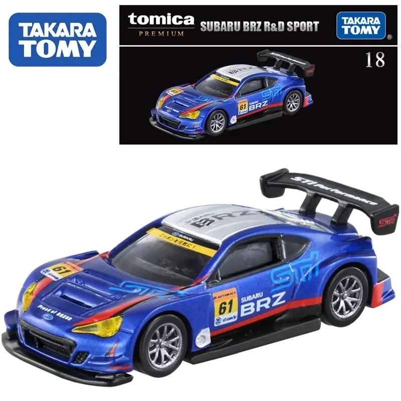 Takara Tomy Tomica Premium Version Subaru BRZ Sports Racing Sports Car Mini Gt Die-cast Alloy Car Model Kids Toys Gift