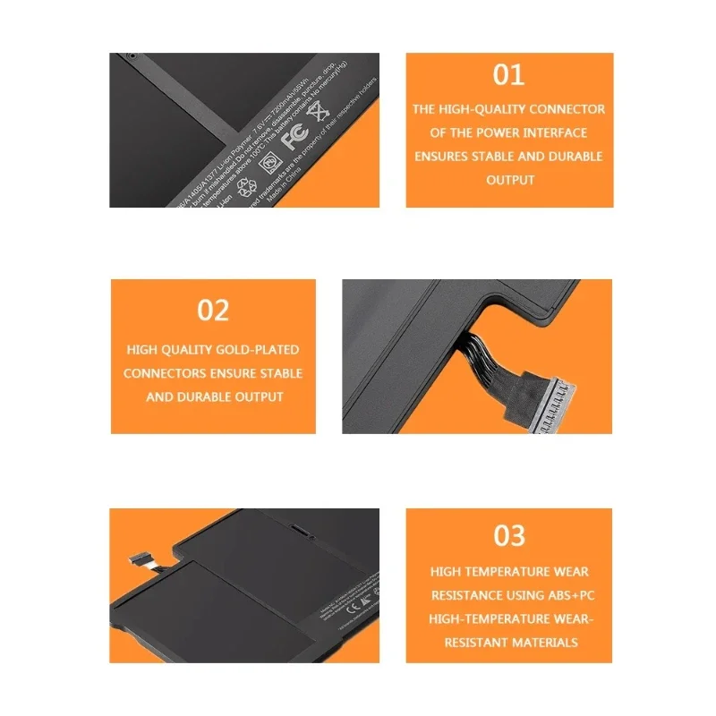 Batería de 7,3 V 6700mAh A1496 A1405 para Apple Macbook Air 13,3 "A1466 A1377 EMC2469/2632/2559 MC965LL/A MD231LL/A MD226LL/A + herramientas