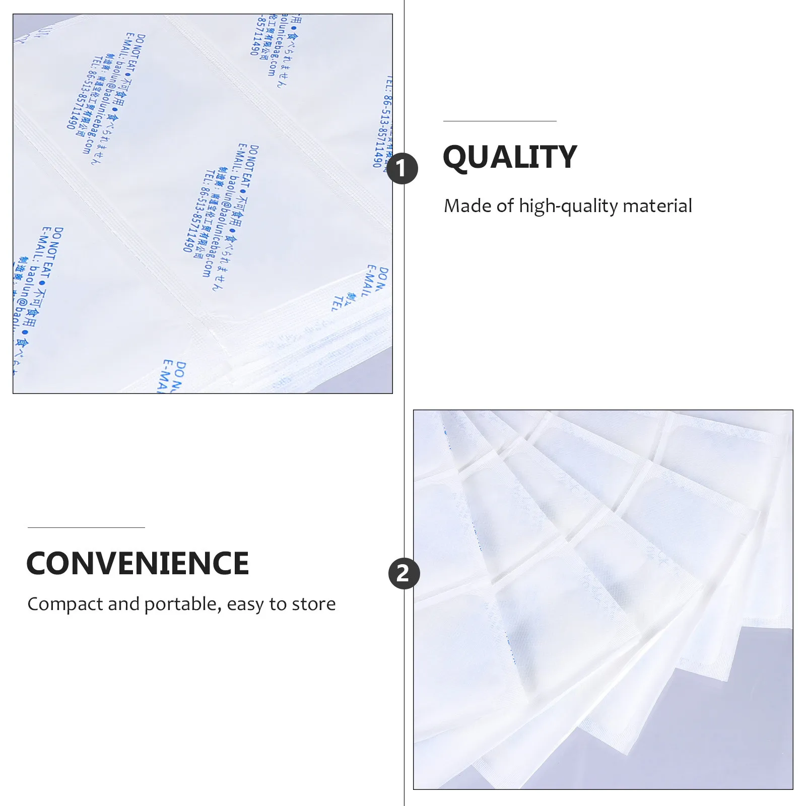 50 PCS Kitchen Ice Bag Cold Pain Relief First Aid Self-absorbing Household Instant