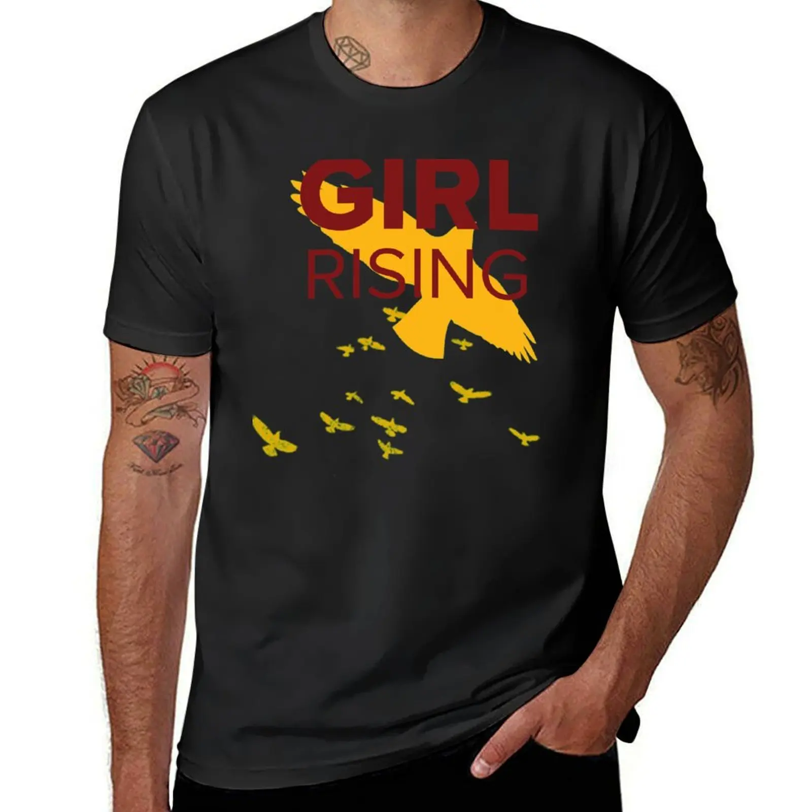 Girl Rising T-Shirt tees customizeds korean fashion men t shirt