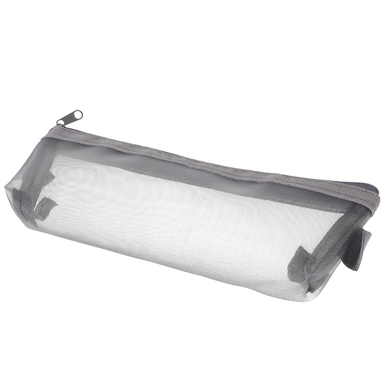 

File Holder Clear Pencil Bag Portable Stationary School Aesthetic Stationery Organizer Mesh Storage Bags Case
