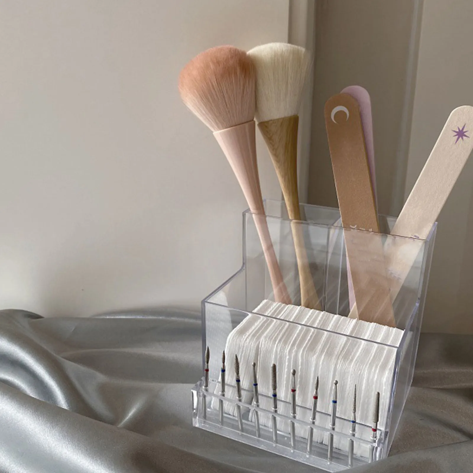 1Pcs Nail Polishing Machine Storage Rack Simple Practical Organizer for Grinding Heads Manicure Tool Display Nail Art Organizer