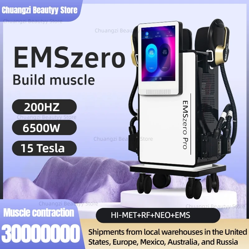 

Emszero Neo RF Machine Body Weight Loss Slimming Shaping HIEMT Electromagnetic Stimulation of Muscles