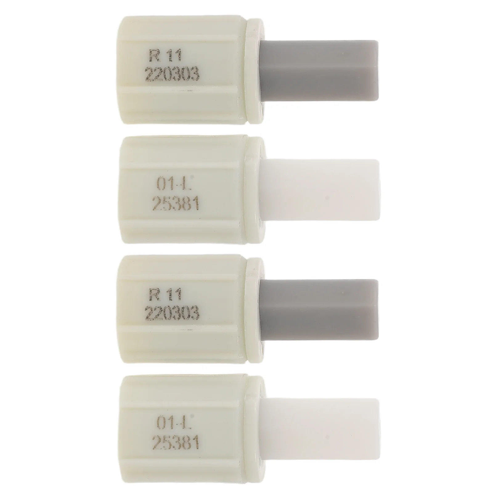 

4pcs Toilet Seat Damper Connectors Soft Close Buffer Hinges Replacement Drop Damper For Universal Toilet Lid Cushioning Shock