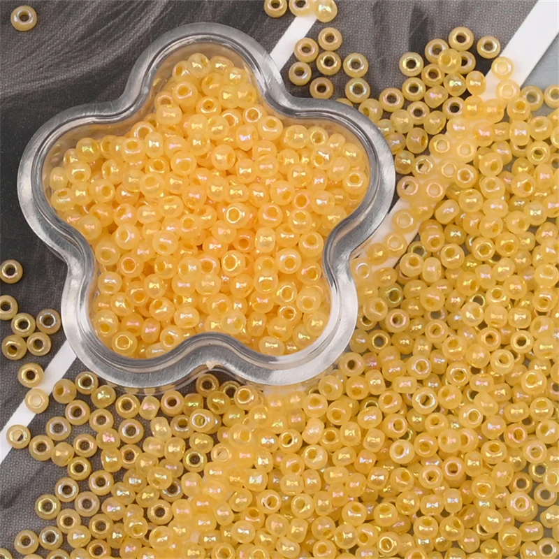 2mm Uniform Cream Color Glass Mini Beads Colorful Round Czech Small Craft Czech Beads DIY Handmade Jewelry Bracelet Accessories - Image 6