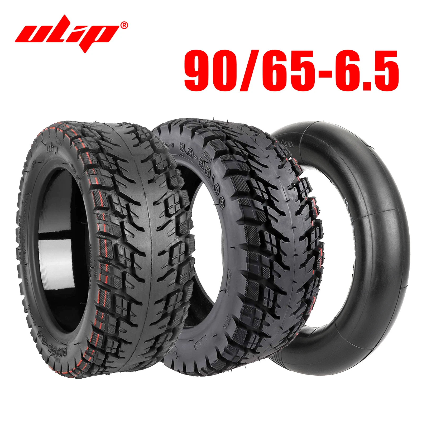 Ulip 11Inch 90/65-6.5 Tubeless Tire Thicken Off-road Inflatable Tyre Self-healing Tire For Dualtron Thunder Plus Zero 11X Wheels 