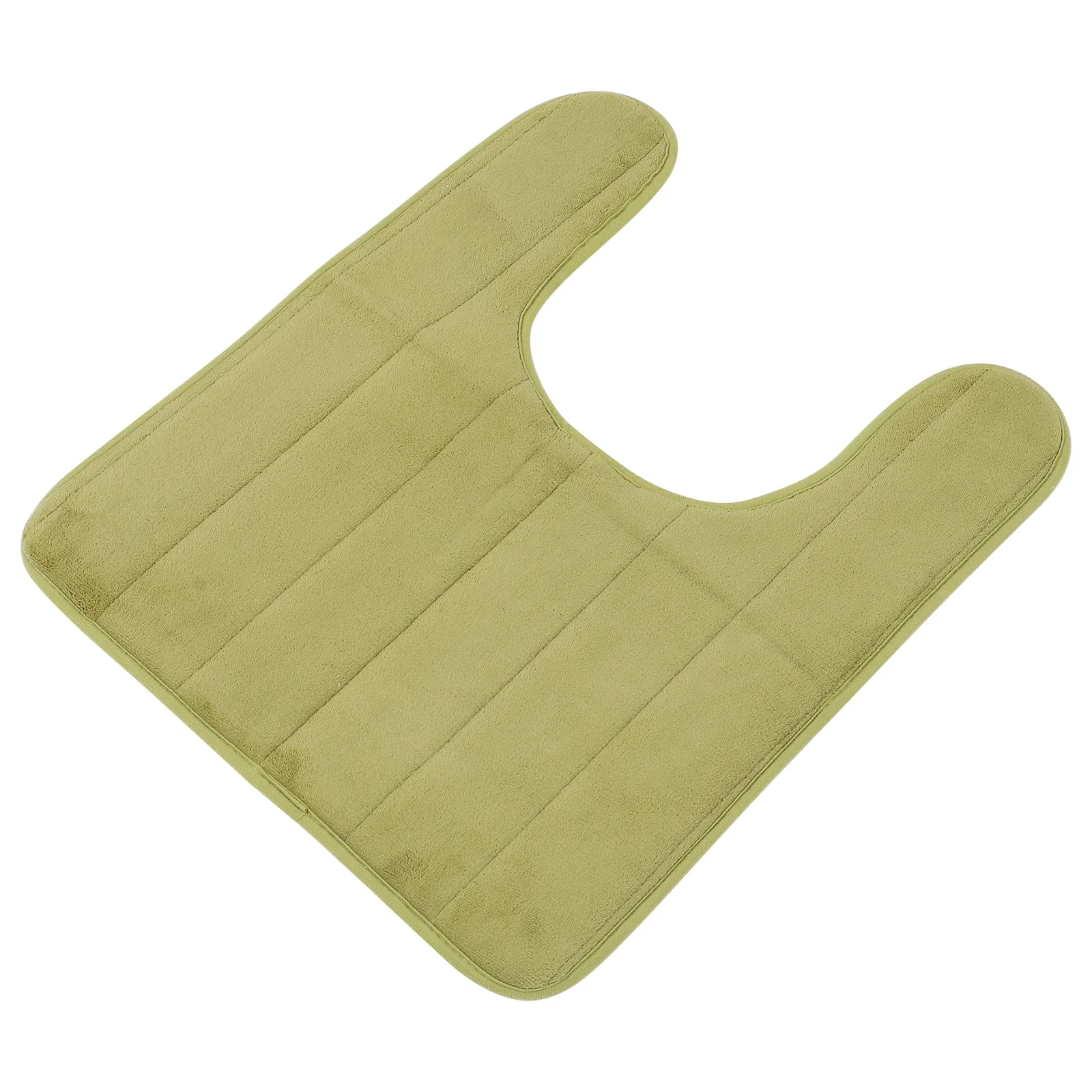 

U-shaped Toilet Mat Reusable Bathroom Rug Non-slip Cozy Warm Carpet Seat Cotton Absorbent