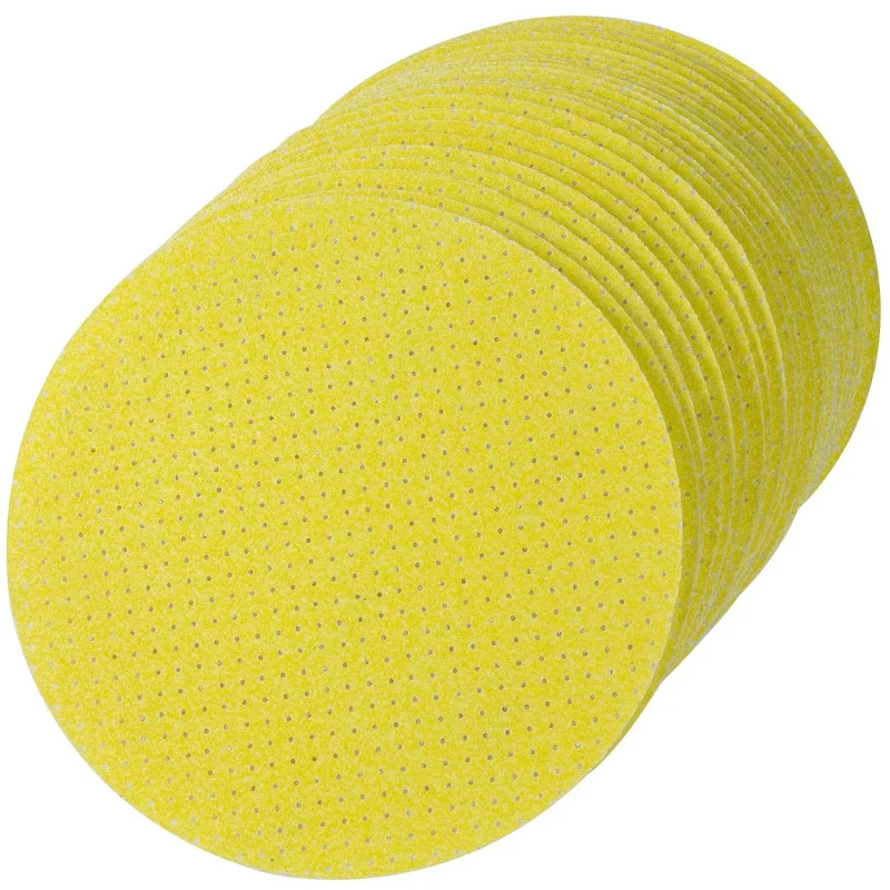 25pcs-set 16sets-carton Durable Sandpaper 225 mm Perforated 40-220 Sanding Discs Drywall Sanders Abrasive Tools