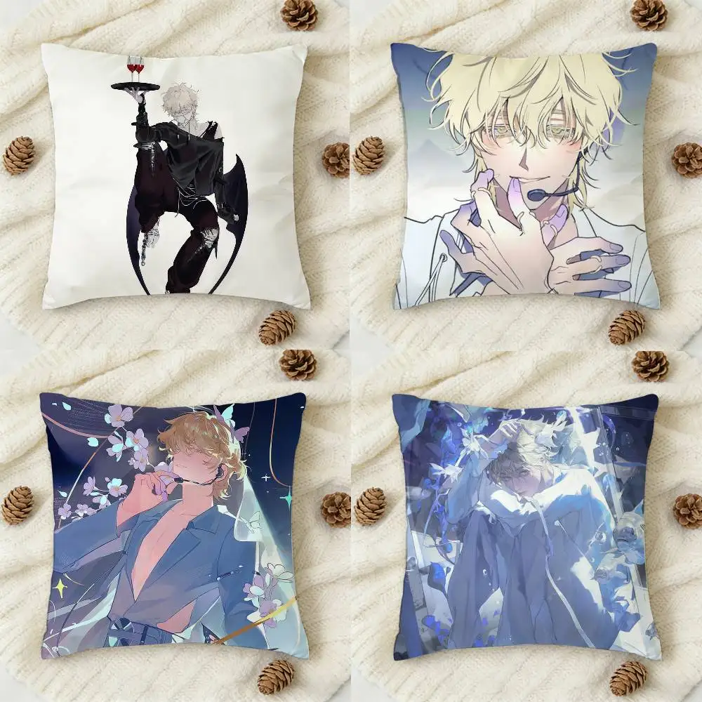 

A-Alien Stage Luka Double-sided Printed Square Decorative Cushion Cover for Sofa Living Room Home Decor