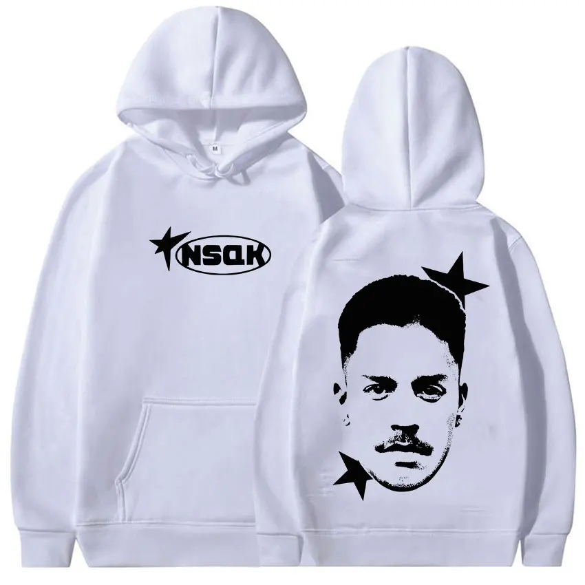 مغني الراب NSQK ATP AUN TE PIENSO ألبوم جولة 2025 ميرش هودي رجالي المشجعين هدية كم طويل البلوز الهيب هوب القوطية البلوفرات هوديس