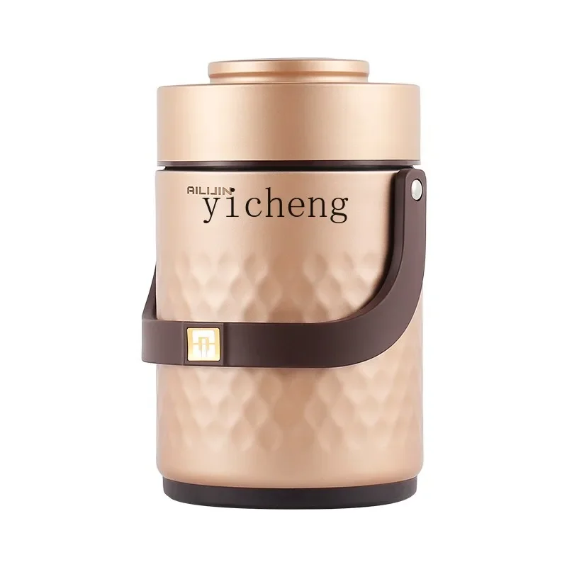 

Super Long Heat Preservation Lunch Box Ceramic Inner Pot Multi-Layer Bento with Rice Microwaveable Carry