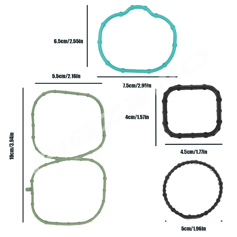 MS97118 Valve Cover Gasket 13 Pieces for Ford Edge 2007 2008 2009 2010 2011 2012 Brand New view 3