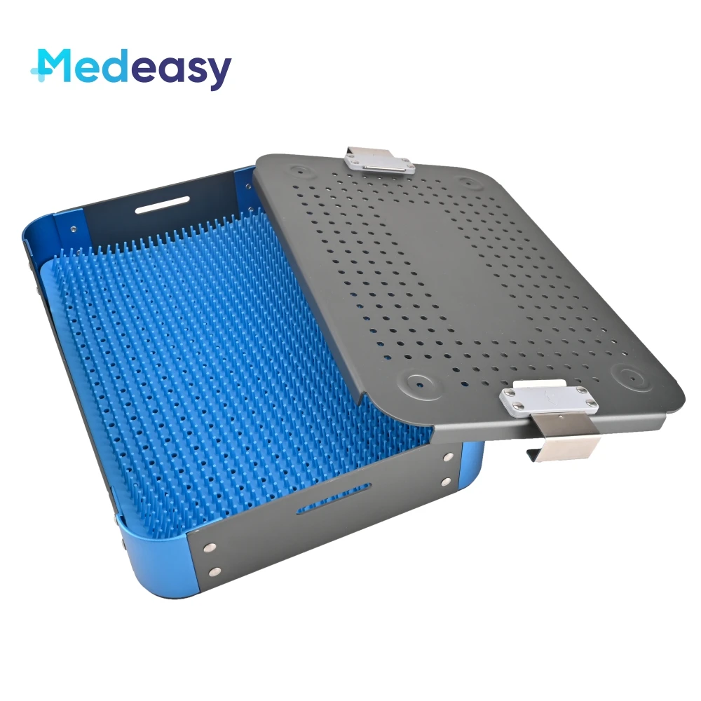 Hot Sale Microsurgery  Aluminum Box 300*200*50mm with Silicone Pad