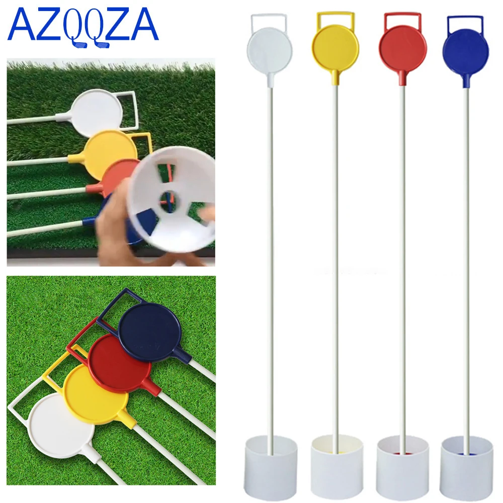 1Set Golf Flagstick Hole Cup 3FT,Practice Putting Green Flags for Yard,Double Side Double Sewn Golf Pin Flag Golf Accessories