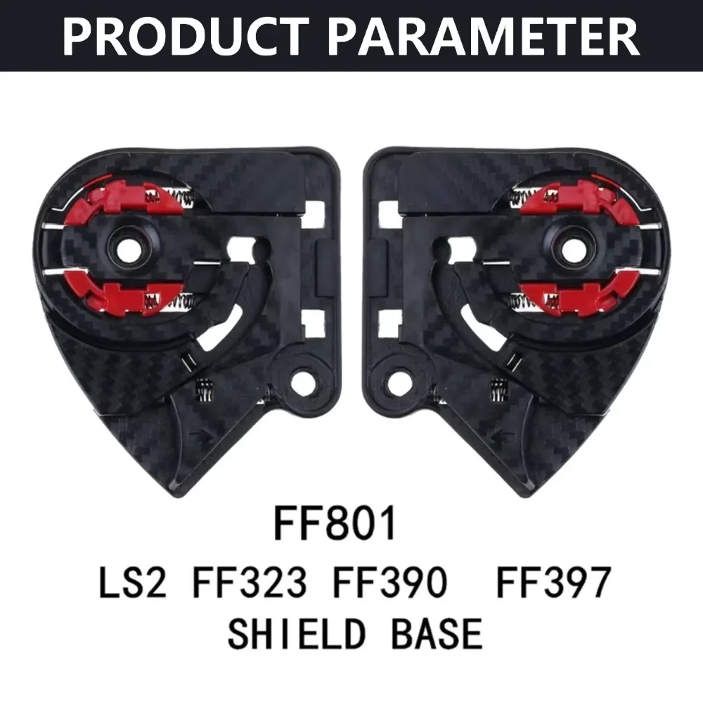 

For LS2 helmet FF801 FF323 FF390 FF397 Lens Base Accessories Exterior Helmets Tools Motorcycle Visor Shield Motorcycles parts