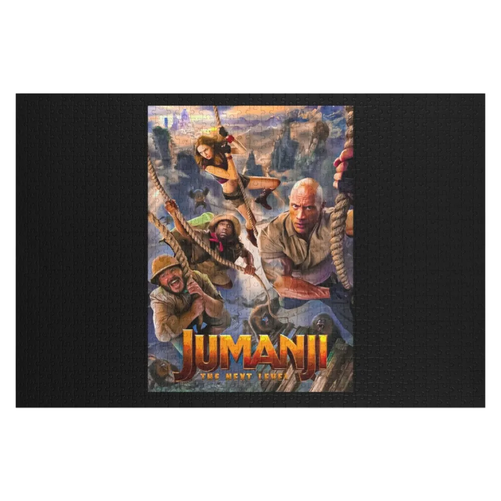 Jumanji  le niveau supérieur Jigsaw Puzzle Customizable Child Gift Toddler Toys Custom Name Wood Customized Picture Puzzle