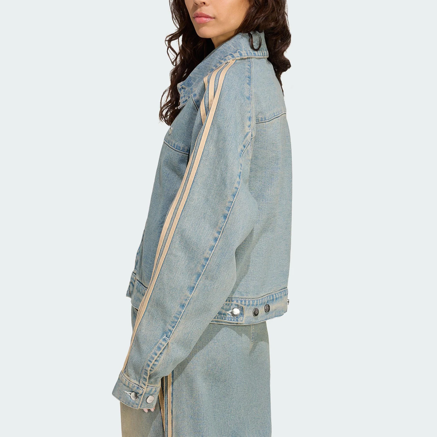 Adidas Originals Women's Denim Sports Loose Jacket JY2872