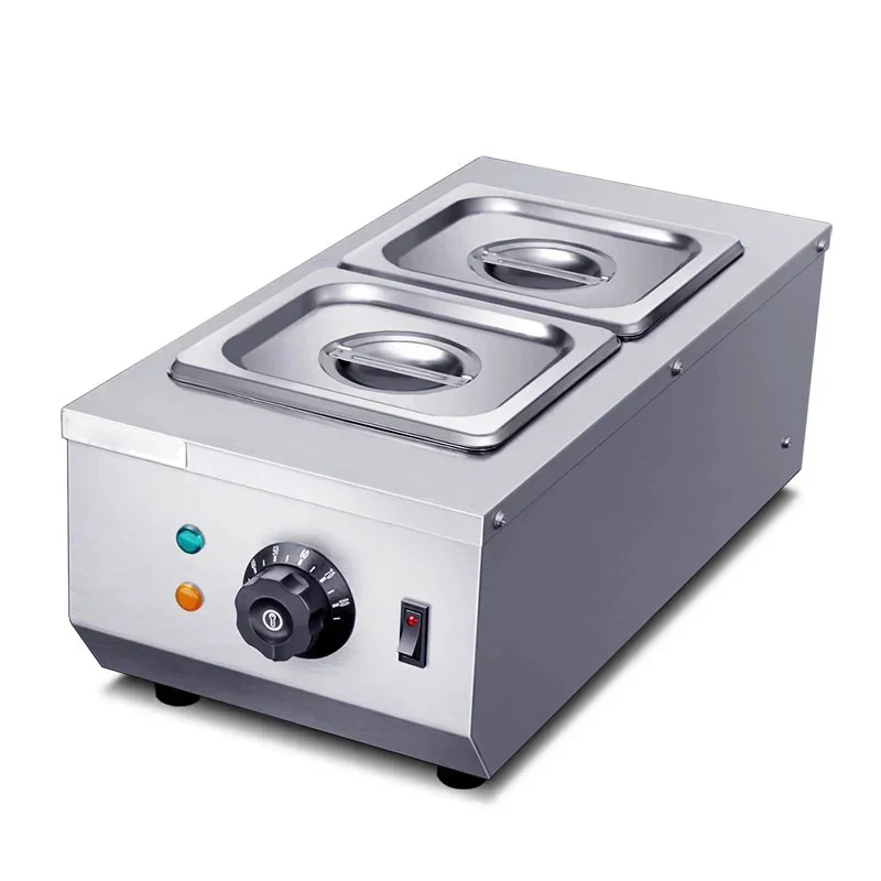 220V 800W Chocolate Melting Pots Commercial Double Hot Chocolate Dipping Melting Machine Cylinder Electric Warmer Melter