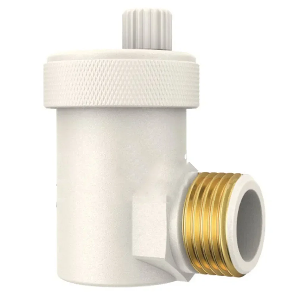 For Air Removal Automatic Air Vent Valve HVAC Exhaust Valve Gold Demounting Convenience Easy Maintenance Design