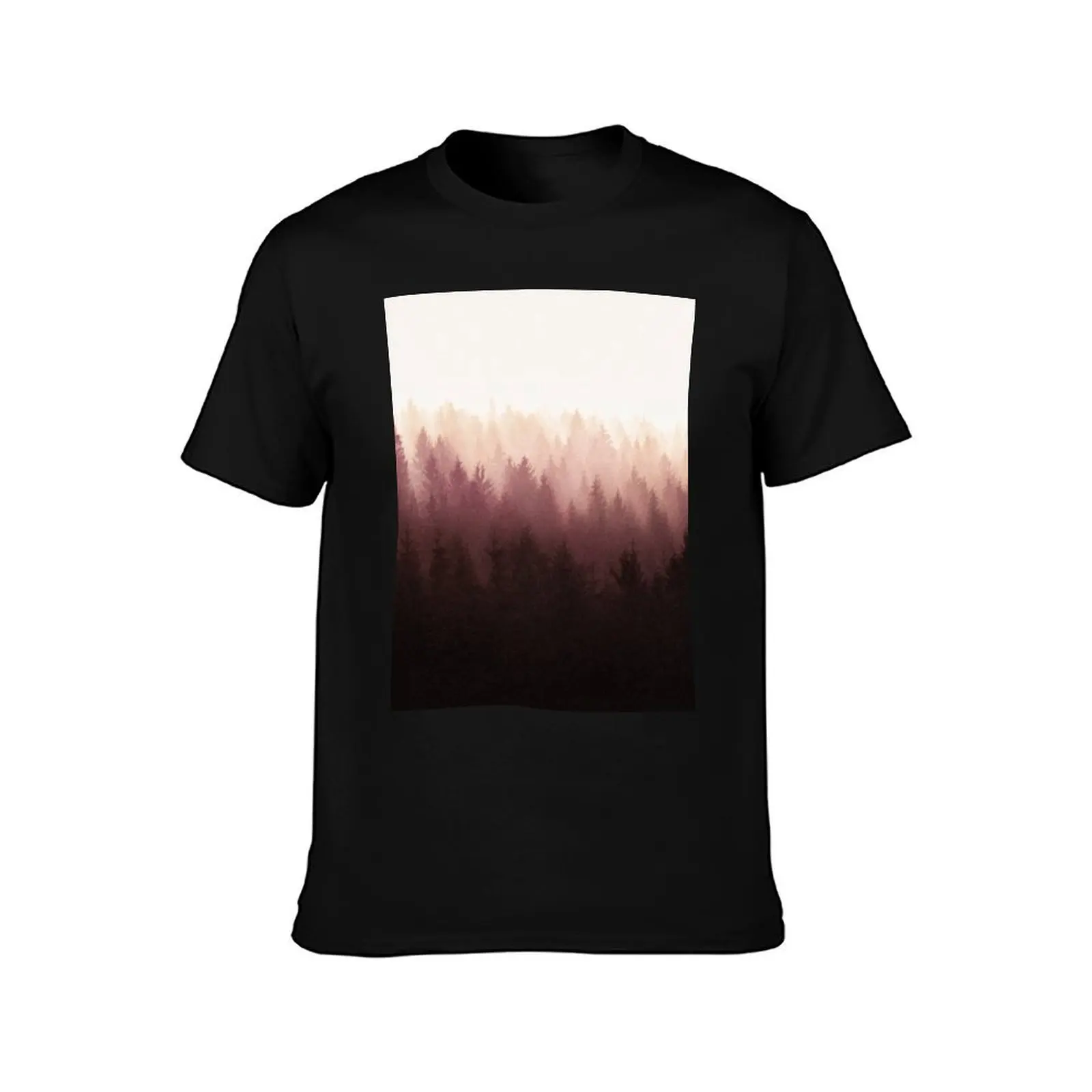 Chasing Light // Exploring A Vintage Mountain Fairytale Wilderness Forest With Cascadia Trees Covered In Magic Warm Fog  T-Shirt