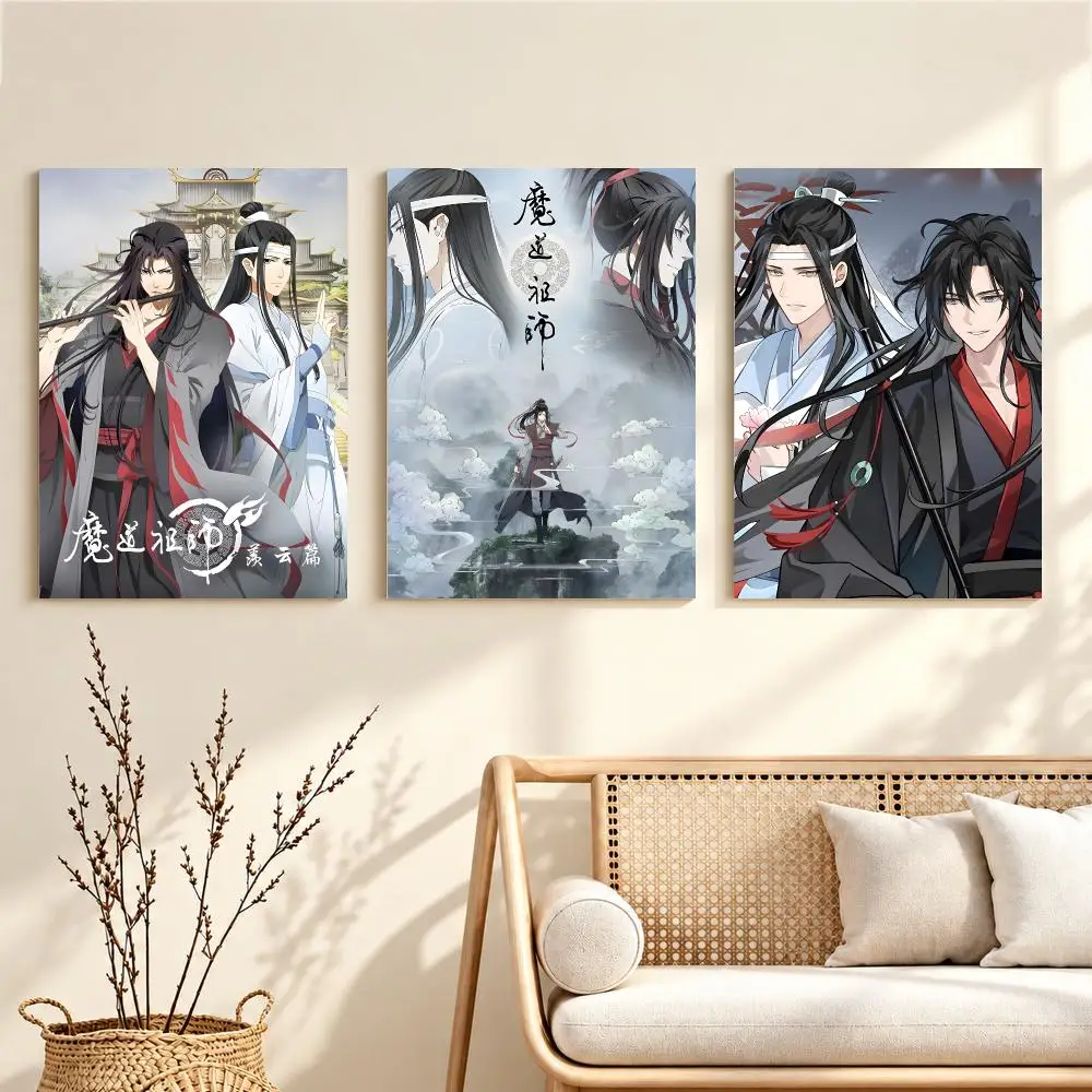 Fantasy Anime M-Mo Dao Zu Shi Poster Artwork Self Adhesive Indoor Wall Hanging Room Decor Gift