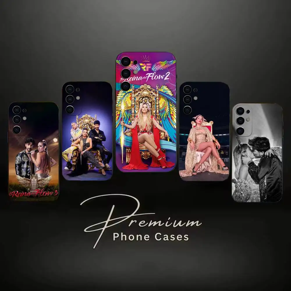 Чехол для телефона Yeimy-La Reina Del Flow -ES, черный, мягкий, для Samsung S24, S23, S21, S22, S30, S20 Ultra Plus