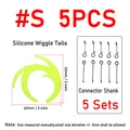 5pcs chartreuse S