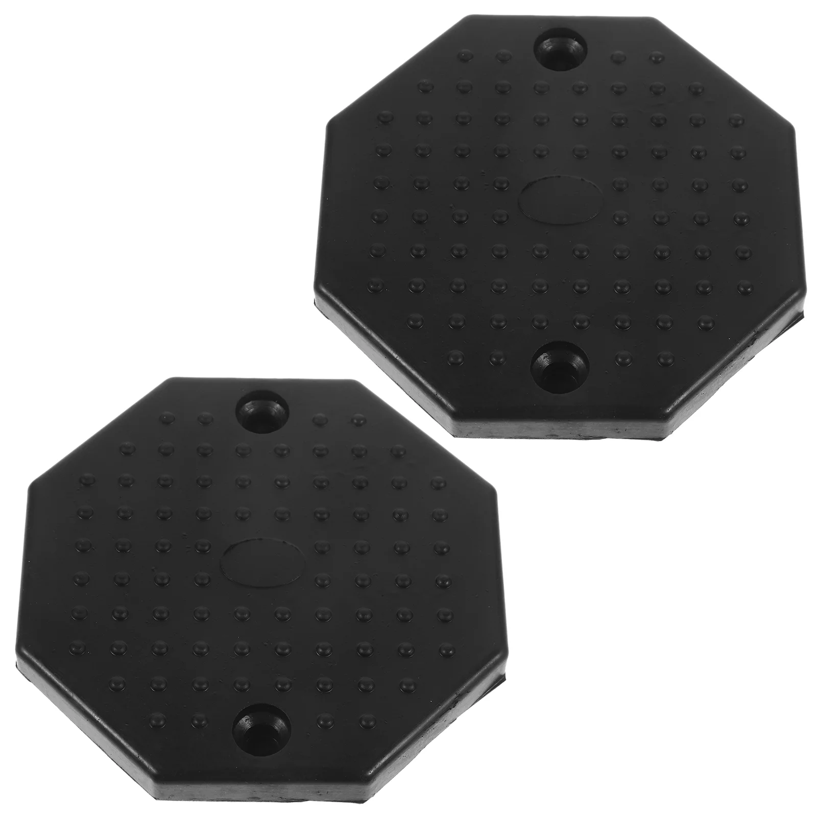 

2 Pcs Rv Accessories Lift Pad Floor Jack for Stand Pads Beef Tendon Rubber Mat Black Bottle