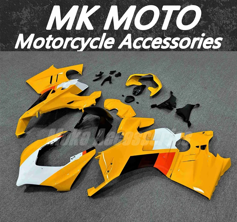 Moke moto Fairings Kit Fit For Panigale v4s v4r 2023 2024 Bodywork Set 23-24 Abs High Quality Injection Yellw White Red New