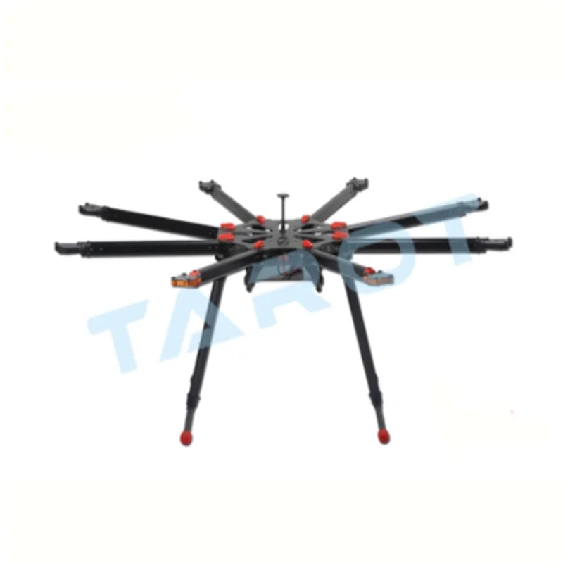 TAROT X8 ALL Carbon Fiber TL8X000 8 Axis Octocopter with Electric Retractable Landing Skids and Folding Arm for FPV Photography