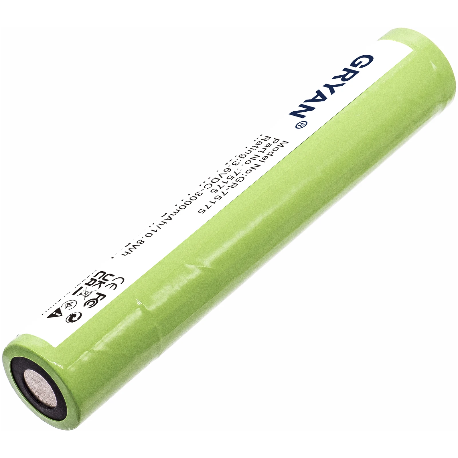 GRYAN Flashlight 3000mAh Battery For Streamlight 75175 75375 Except UltraStinger PolyStinger LED HAZ-LO HP Stinger XT HP view 3