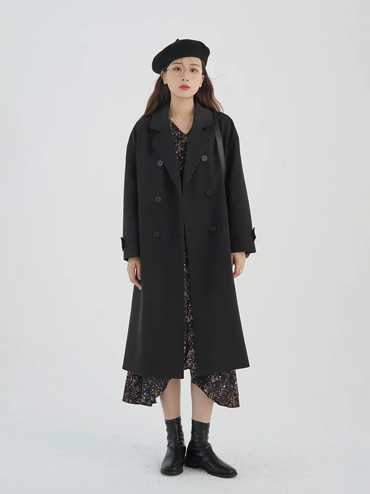 Рисунок 2 - Женское элегантное длинное шерстяное пальто