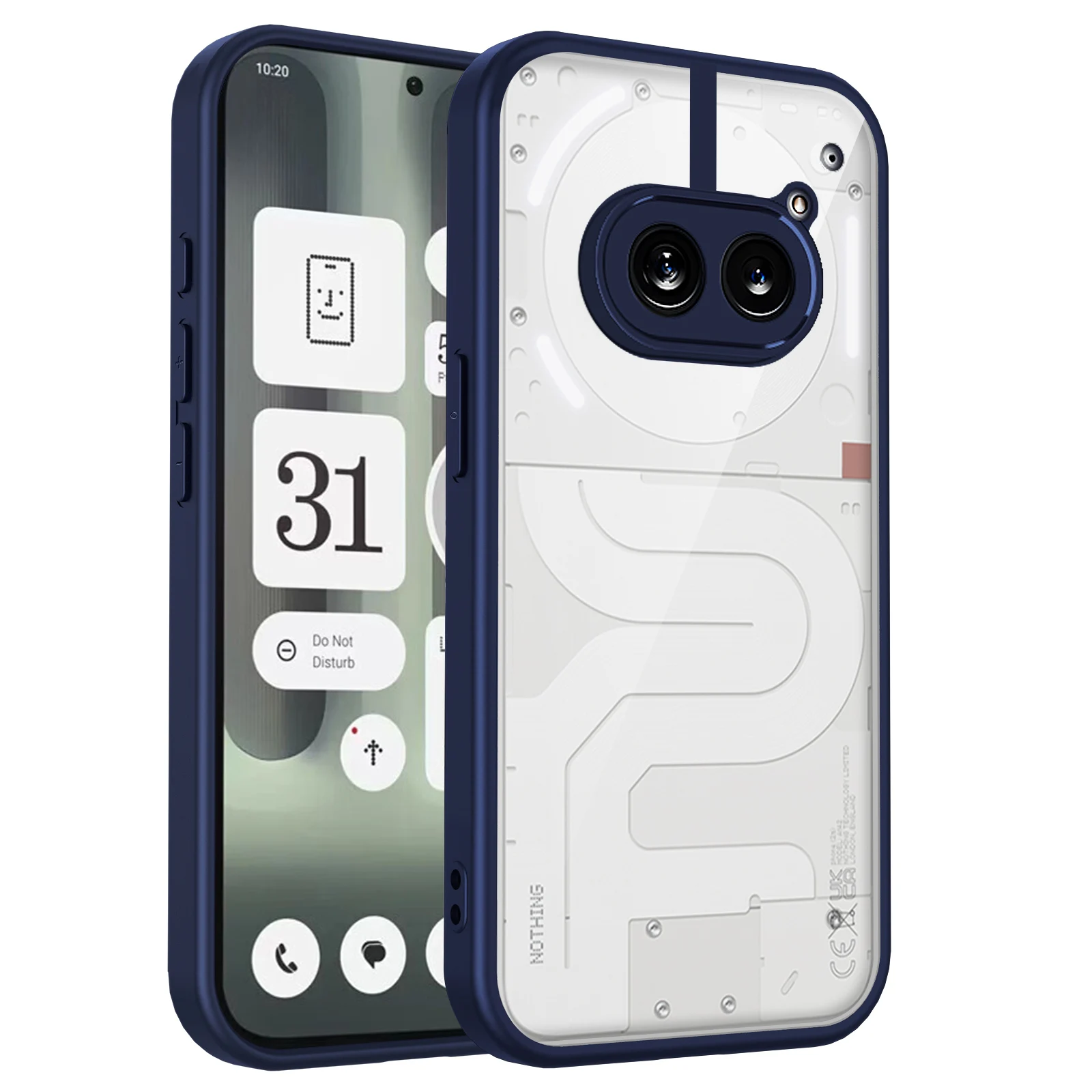 Nothing Phone 2A Plus A142P Case Air Cushion Shockproof Silicon Bumper Clear Matte Back Cover Hard Case for Nothing Phone2A A142