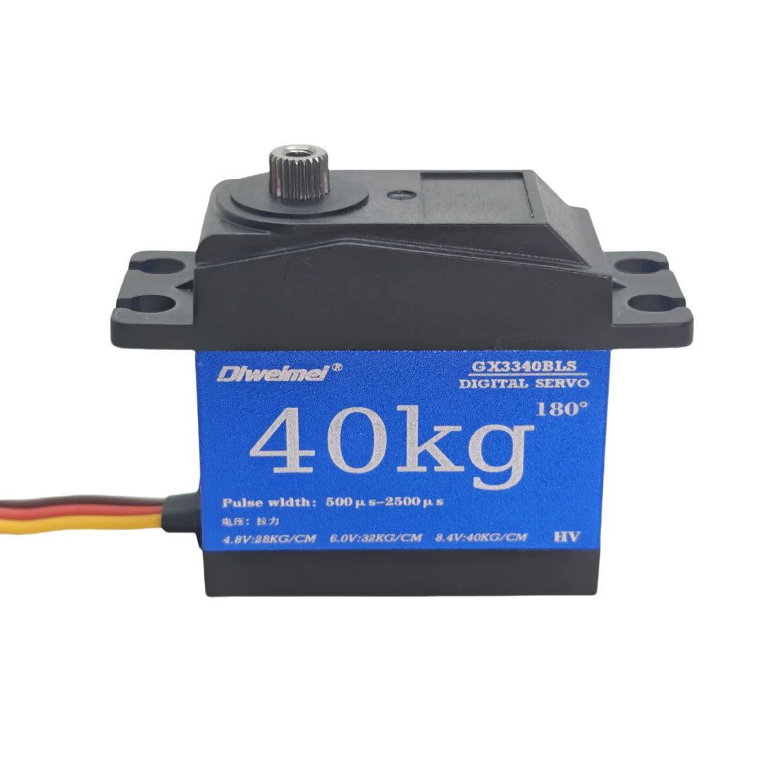 

40 kg 180 Degree Coreless Cup Digital Servo with High Torque Suitable for 1/10 and 1/8 RC Cars and FPV Robotic Arms Dewamei