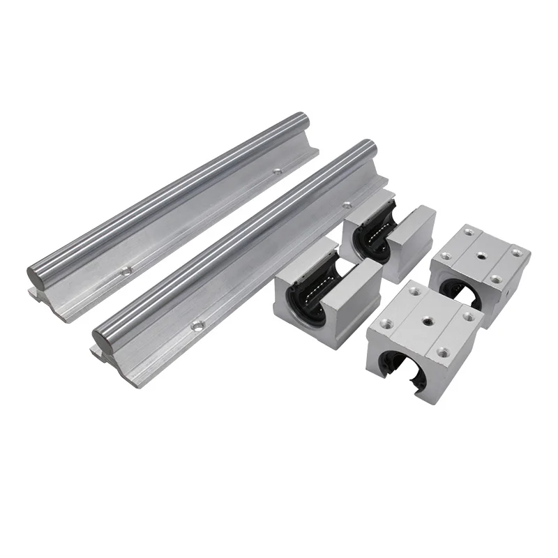 HLTNC SBR Series Aluminum Support Rail Linear Guide Linear Shaft Guide Rail SBR16 100MM-4000mm Shaft Diameter 16mm for CNC