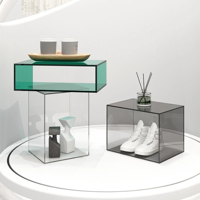 

Clothing store acrylic transparent display stand water table display stand window display props shoe bag ornament platform