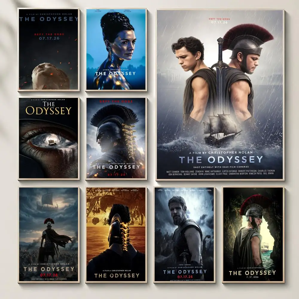Movie TThe Odysseyed Poster Poster, Wall Decor Art Print, Abstract Wall Decor Art Print for Living Room