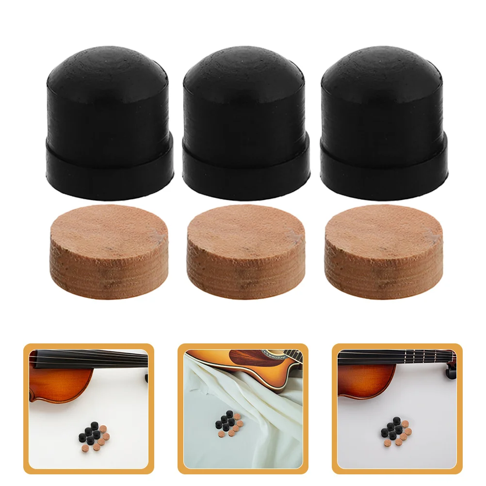 

10 set Trombone Water Key Cork Pad Set Rubber End Bumper For Wind Instruments Slide Grip Replacement Parts Durable Accessories