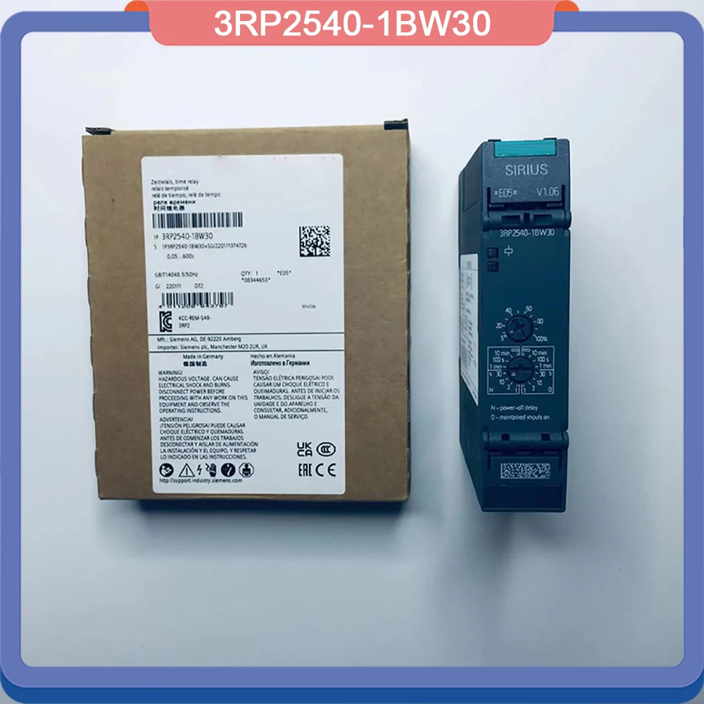 3RP2540-1BW30 For Siemens Delayed Disconnection Without Control Signal Time Range 12-240V AC/DC