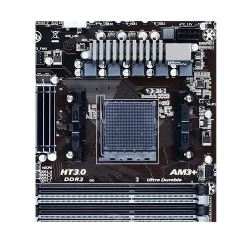 Soquete AM3 + DDR3, 32GB, Desktop Mainboard, SATA III, USB 3.0, GA-970A-D3P, apto para AMD, 970