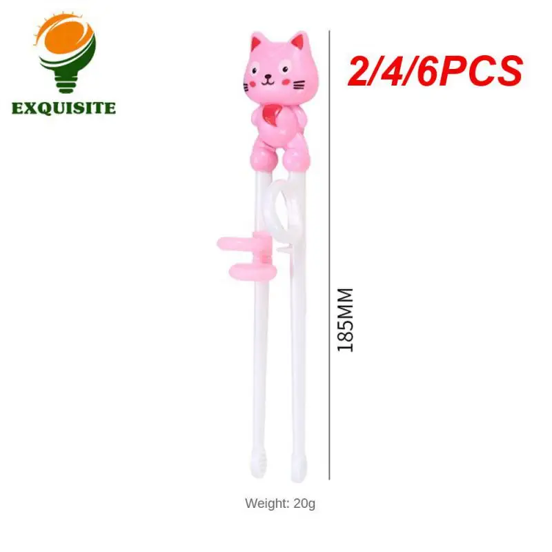 2/4/6PCS Creative Chopsticks Easy To Use Childrens Chopsticks Unique Design Innovative Childrens Creative Tableware