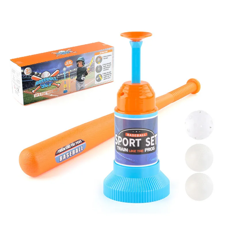 Baseball Ball Toys Games Adjustable Outdoor Grass Baseball Machine Toy Kids 3-10 Years Olds For Boys Girls Gift Toy Sets