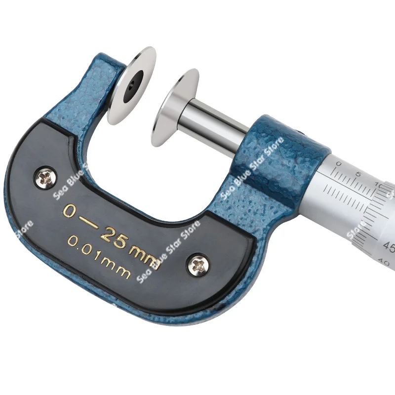 

Микрометр Gear Common Normal 0-25-50-75-100 мм, внешний диаметр, спиральный микрометр с дисковой головкой