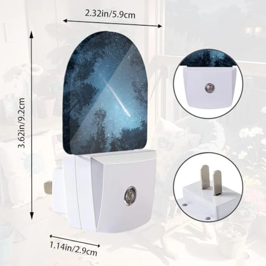 Night Light, Night Lights Plug into Wall with Dusk to Dawn Sensor, Lamp for Bedroom Bathroom Hallway Nightlight for Women Girls